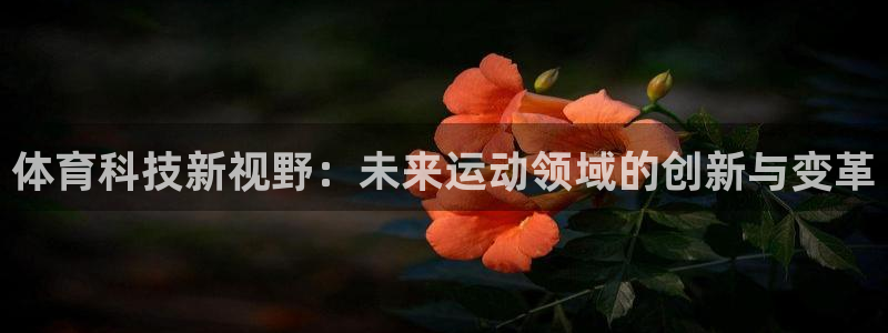体育科技新视野：未来运动领域的创新与变革