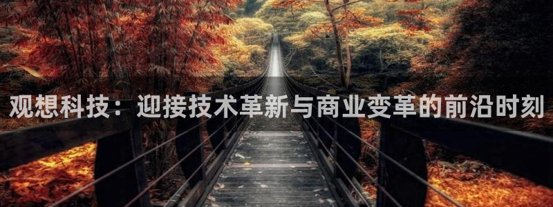 观想科技：迎接技术革新与商业变革的前沿时刻