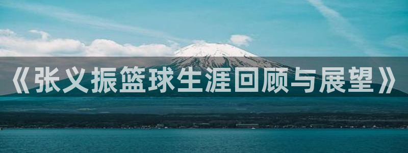 《张义振篮球生涯回顾与展望》